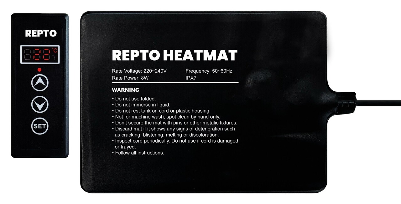 Repto Heatmat Thermostat 8W 20x15cm
