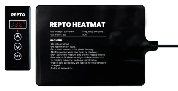 Repto Heatmat Thermostat 8W 20x15cm