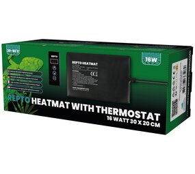 Repto Heatmat Thermostat 16W 30x20cm