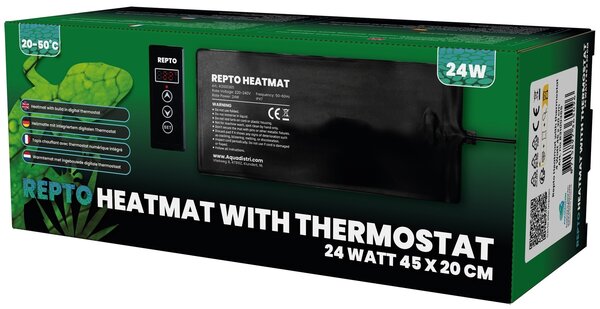 Repto Heatmat Thermostat 24W 45x20cm