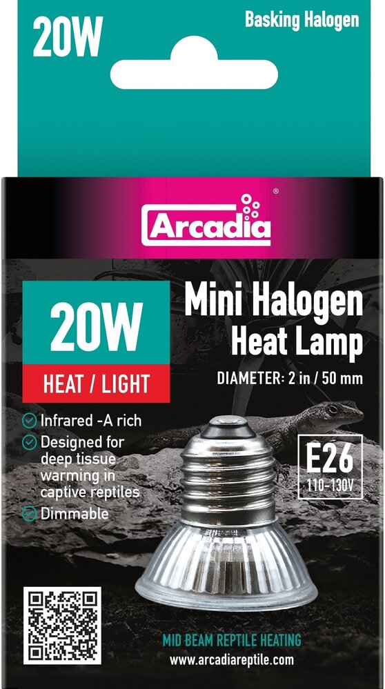 Arcadia Halogen Basking Spot (E27) 20W