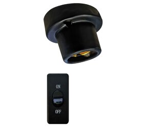 Repto Ceramic E27 Light Holder Angular