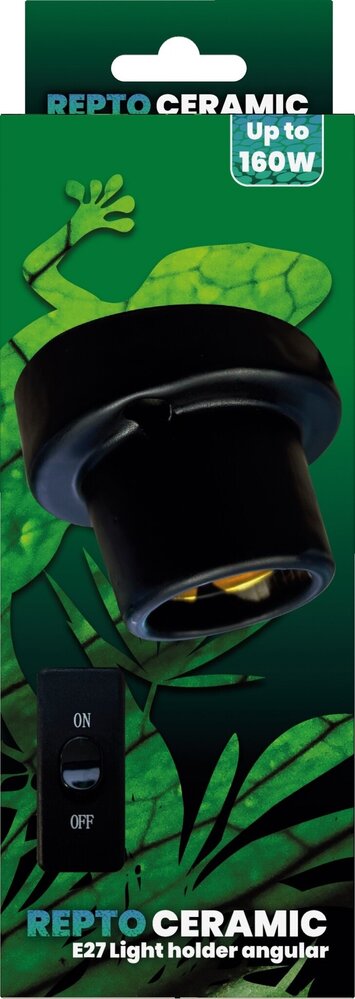 Repto Ceramic E27 Light Holder Angular
