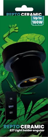 Repto Ceramic E27 Light Holder Angular