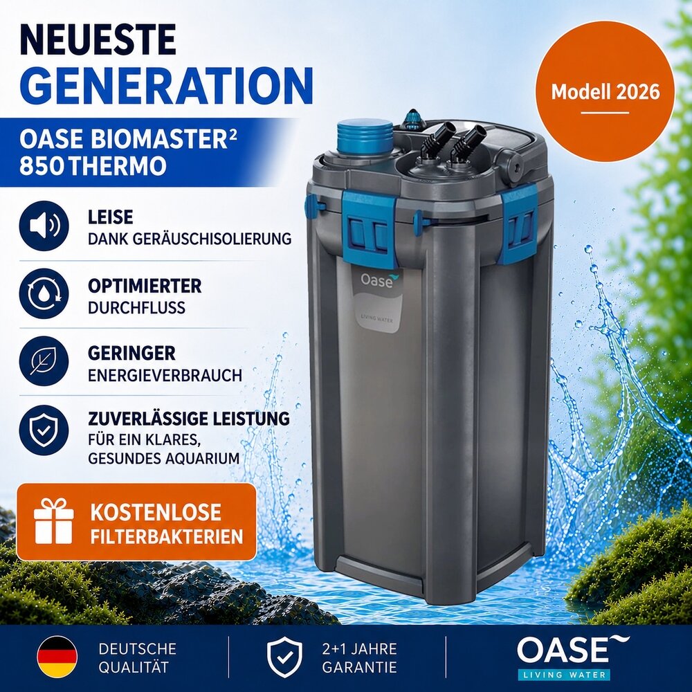 Oase BioMaster2 Thermo 850 + GRATIS Starterbakterien Oase BioMaster2 Thermo 850 + GRATIS Starterbakterien
