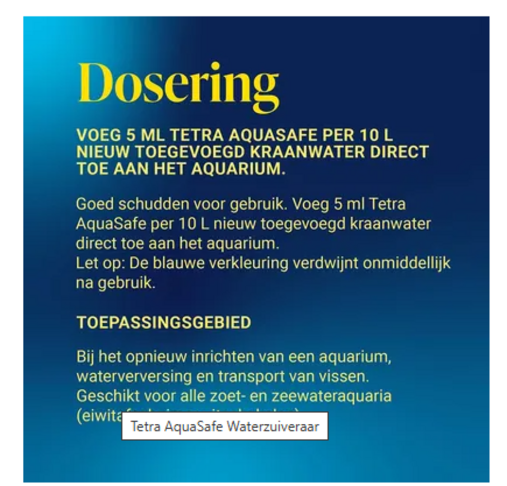 Tetra AquaSafe 5000ml