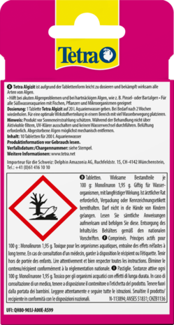 Tetra Algizit 10 Stück