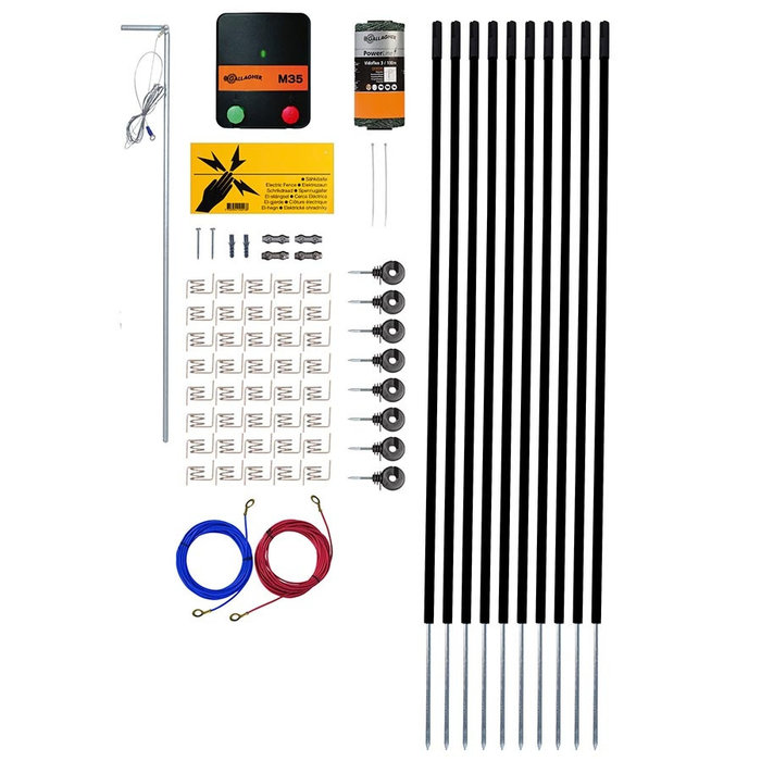 Gallagher Complete Schrikdraad Set voor honden en katten - 33 m/80 cm