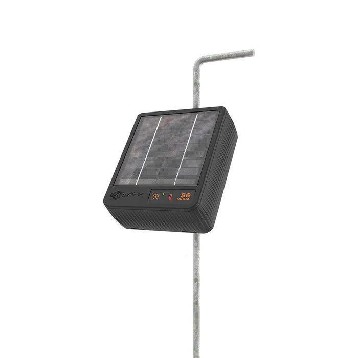 Gallagher S6 Solar schrikdraadapparaat incl. Lithium batterij