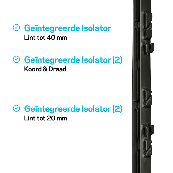 Elephant Basic schrikdraad set - voor honden en katten M8-compact - 50 m / 88 cm