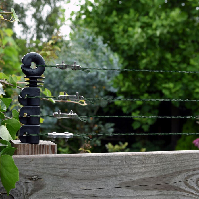 Gallagher Katten Schrikdraad Set voor op de Schutting - S6 (Solar) - 50 m