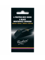 Vandoren VMCX6+ mondstukplakkers zwart 6 stuks (0,8mm)