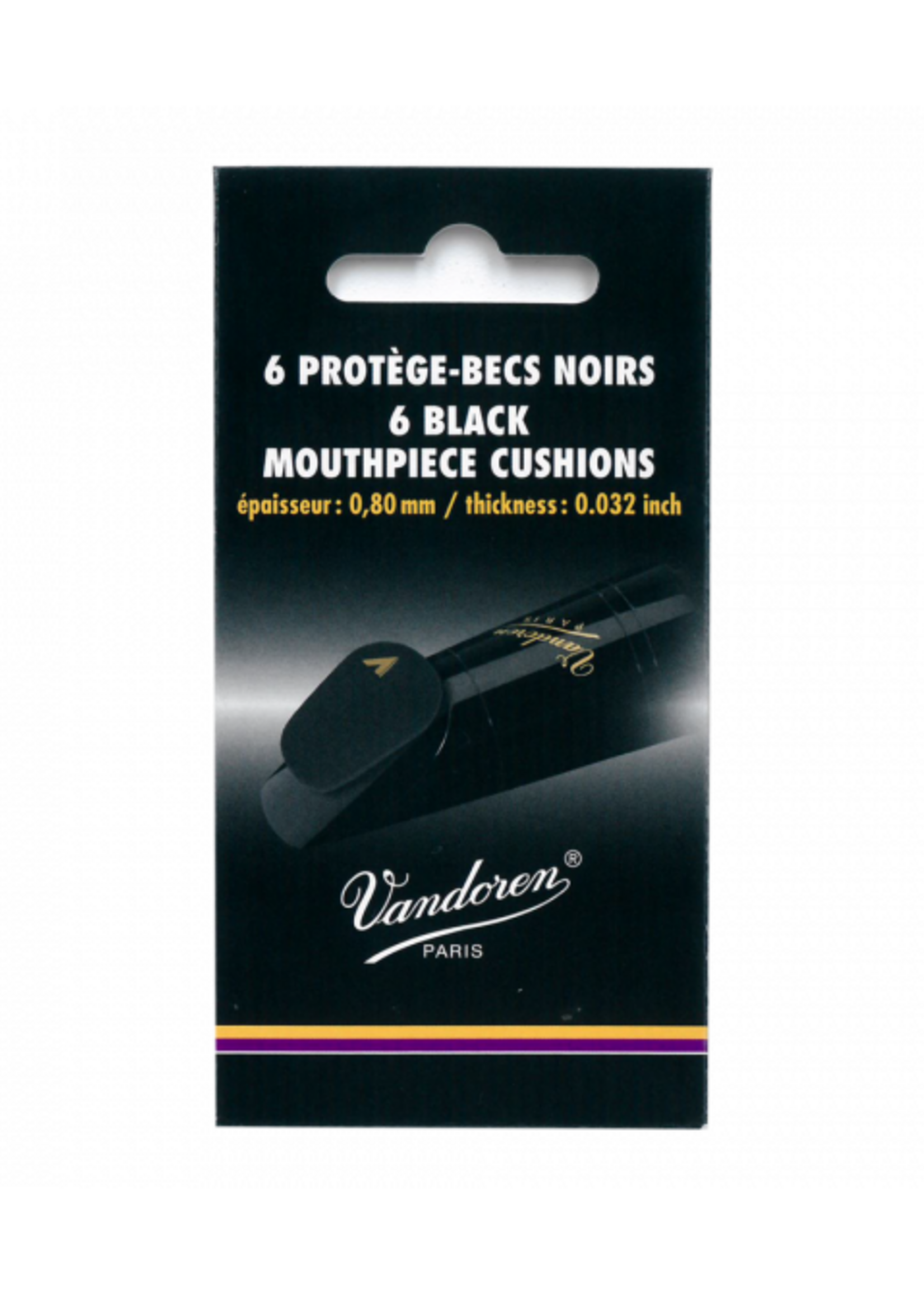 Vandoren Vandoren VMCX6+ mondstukplakkers 6 stuks (0,8mm)