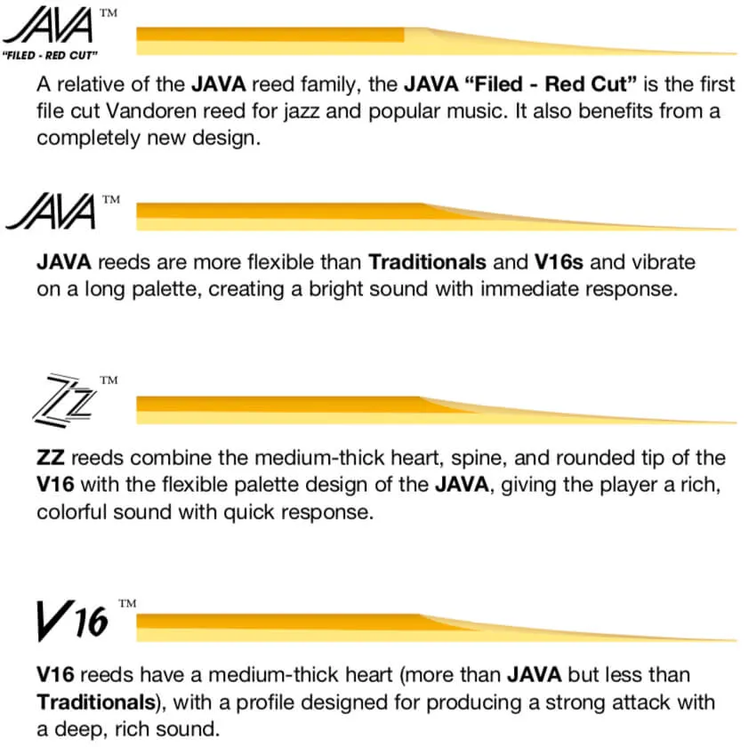 Vandoren V16 tenorsaxofoon, per stuk