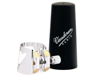 Vandoren Optimum verzilverde rietbinder basklarinet - LC04P