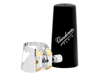 Vandoren Optimum verzilverde rietbinder besklarinet - LC01P