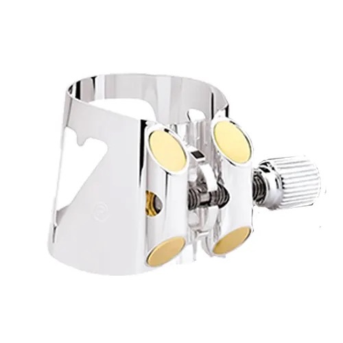 Vandoren Optimum verzilverde rietbinder besklarinet - LC01P