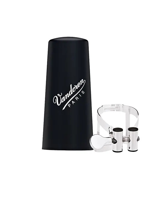 Vandoren M/O verzilverde rietbinder besklarinet - LC51SP