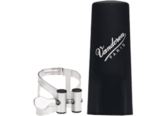Vandoren M/O verzilverde rietbinder besklarinet - LC51SP