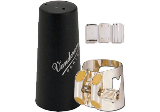 Vandoren Optimum verzilverde rietbinder basklarinet - LC04P