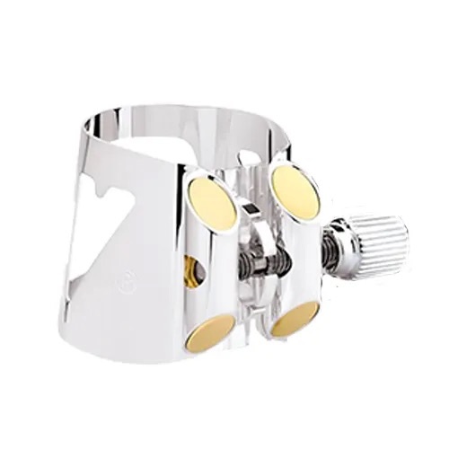 Vandoren Optimum verzilverde rietbinder basklarinet - LC04P