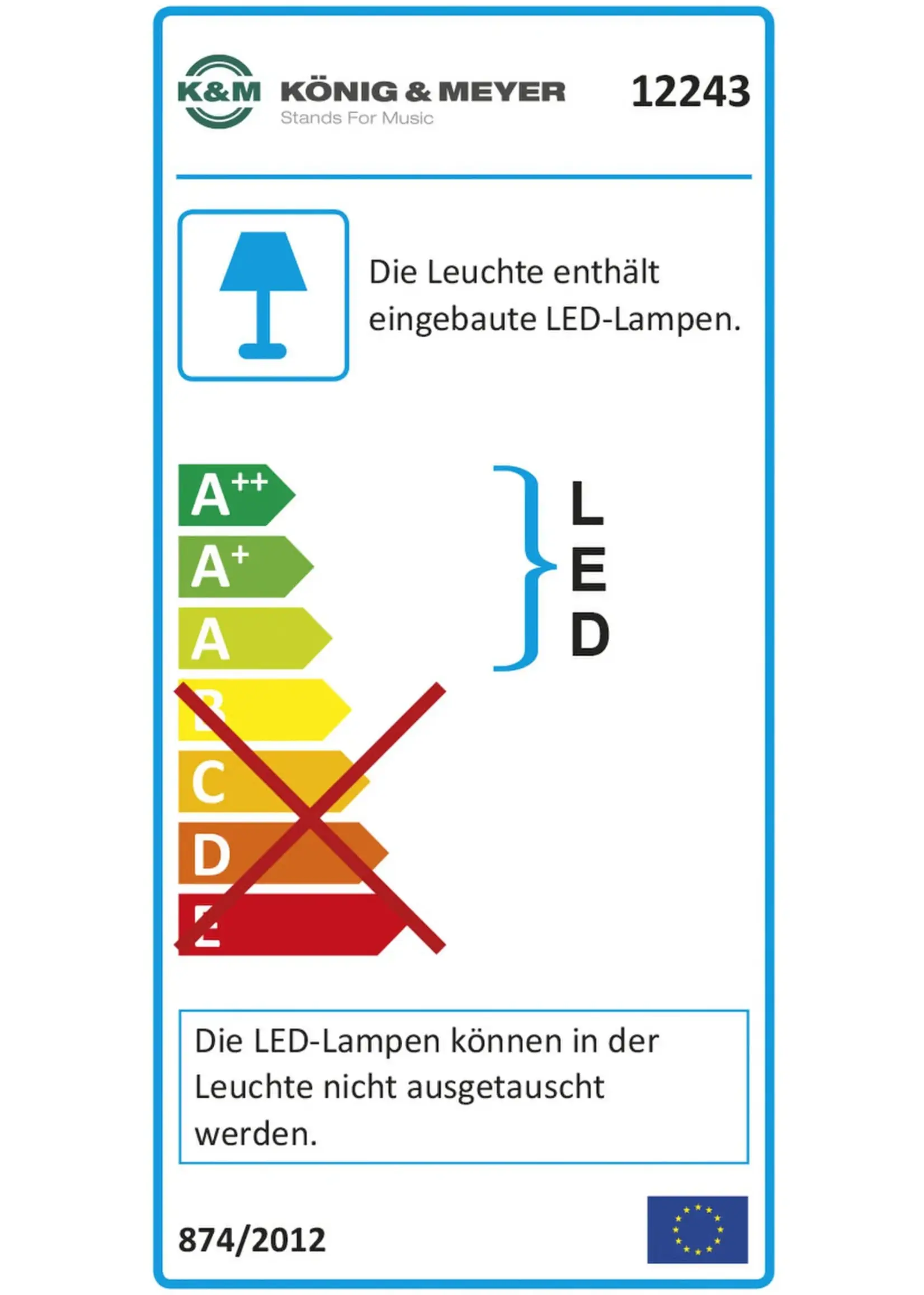 K&M K&M Dubbel LED Lessenaarlamp FlexLight (12243)