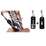 Ervaar de vrijheid van de BG "Flex" CFE elastische draagkoord voor klarinet