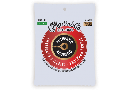 Martin MA530T Authentic Treated Extra Light - 92/8 Phosphor Bronze