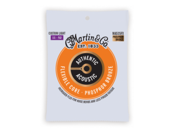 Martin MA535FX Flexible Core Custom Light - 92/8 Phosphor Bronze