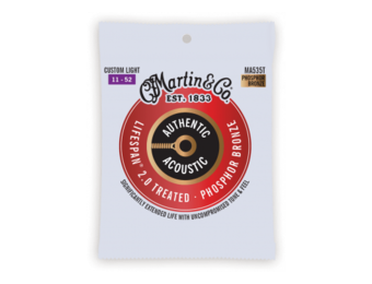 Martin MA535T Authentic Treated Custom Light - 92/8 Phosphor Bronze
