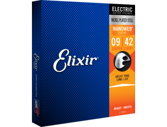 Elixir Electric Nanoweb Extra Light 09-42