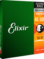 Elixir Elixir Electric Bass Nanoweb Nickel Plated Steel Medium 45-105
