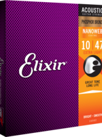 Elixir Elixir Acoustic Nanoweb Phosphor Bronze Extra Light 10-47