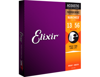 Elixir Acoustic Nanoweb Phosphor Bronze Medium 13-56