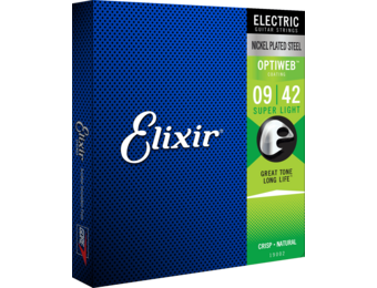 Elixir Electric Optiweb Super Light 09-42