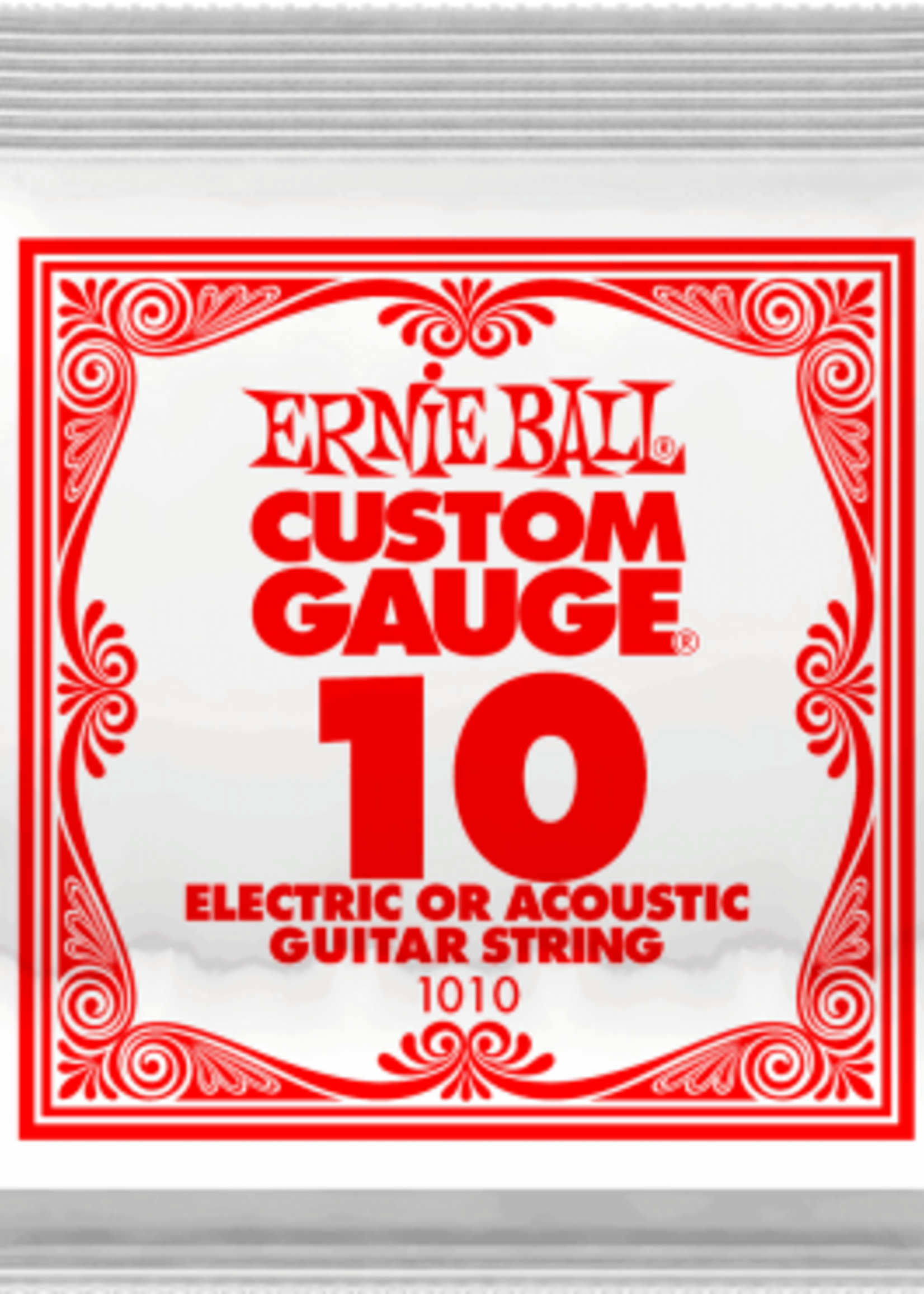 Ernie Ball Ernie Ball Plain Steel Losse Snaar .010 (EB 1010) - per 6 stuks