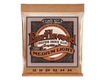 Ernie Ball Earthwood Phosphor Bronze Medium Light Akoestische Gitaarsnaren 12-54