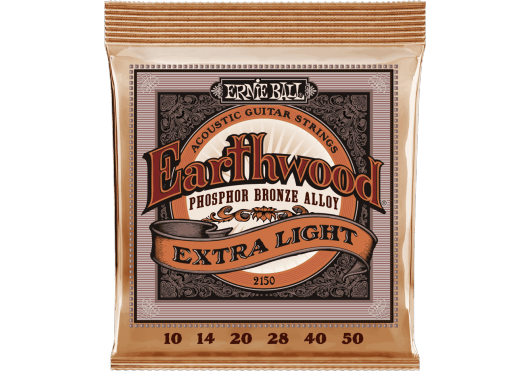 Ernie Ball Earthwood Phosphor Bronze Extra Light Akoestische Gitaarsnaren 10-50 (EB 2150)