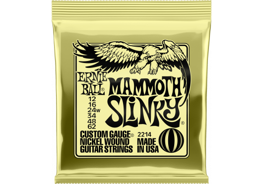 Ernie Ball Mammoth Slinky Elektrische Gitaarsnaren 12-62 (EB 2214)