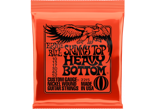 Ernie Ball Skinny Top Heavy Bottom Slinky Elektrische Gitaarsnaren 10-52 (EB 2215)