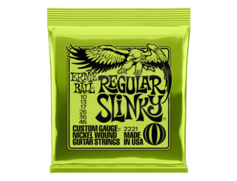 Ernie Ball Regular Slinky Elektrische Gitaarsnaren 10-46