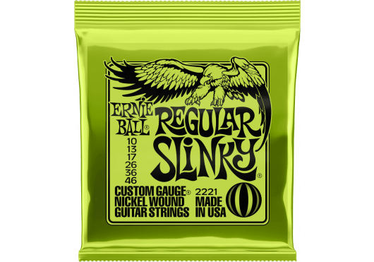 Ernie Ball Regular Slinky Elektrische Gitaarsnaren 10-46 (EB 2221)