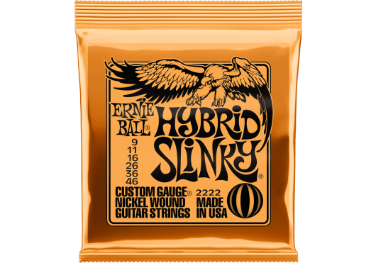 Ernie Ball Hybrid Slinky Elektrische Gitaarsnaren 9-46 (EB 2222)