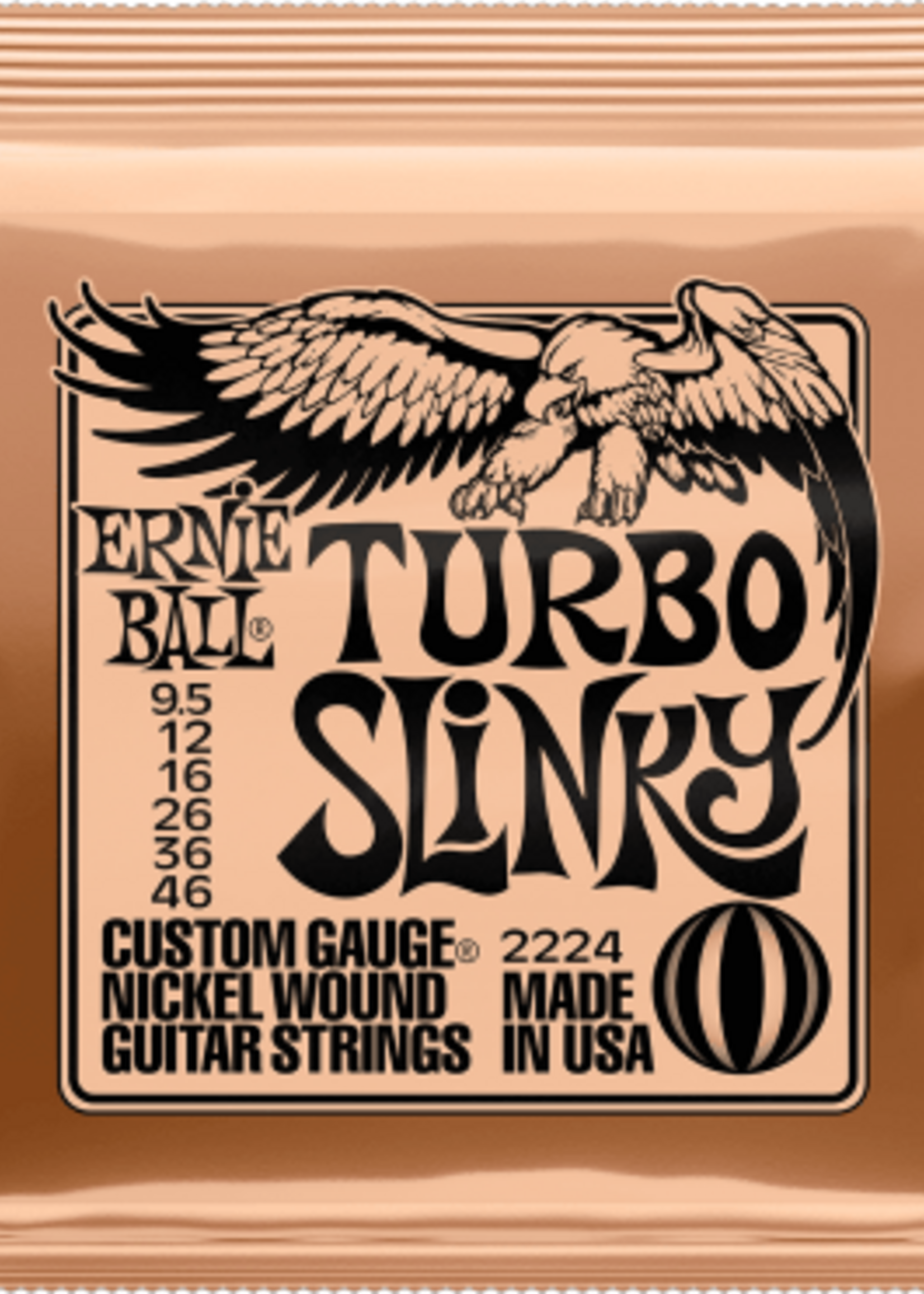 Ernie Ball Ernie Ball Turbo Slinky Elektrische Gitaarsnaren 9.5-46 (EB 2224)