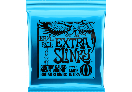 Ernie Ball Extra Slinky Elektrische Gitaarsnaren 8-38 (EB 2225)