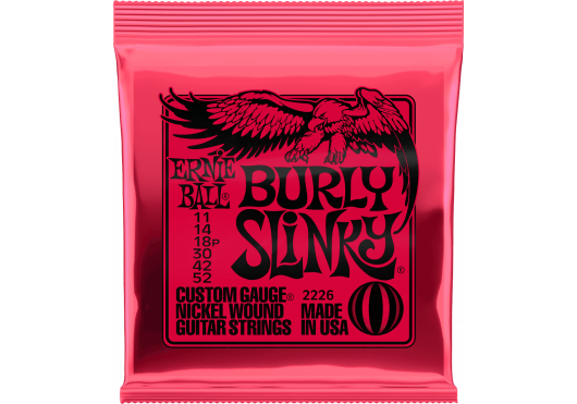 Ernie Ball Burly Slinky Elektrische Gitaarsnaren 11-52 (EB 2226)