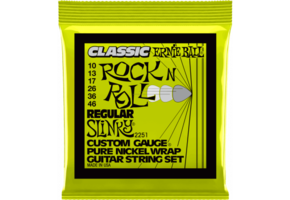 Ernie Ball Classic Pure Nickel Regular Slinky Elektrische Gitaarsnaren 10-46