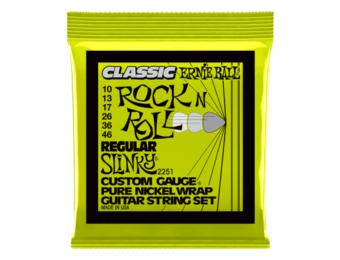 Ernie Ball Classic Pure Nickel Regular Slinky Elektrische Gitaarsnaren 10-46