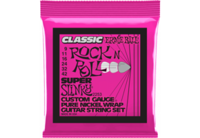 Ernie Ball Classic Pure Nickel Super Slinky Elektrische Gitaarsnaren 9-42