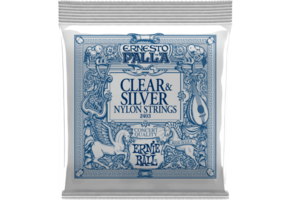 Ernie Ball Ernesto Palla Spaanse Gitaar Snaren Clear/Silver – Normale Spanning